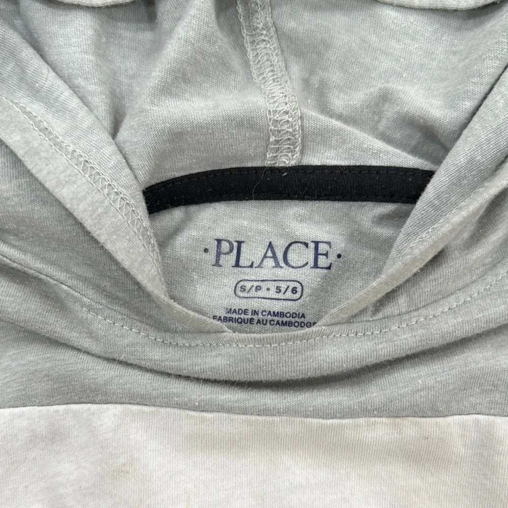 The Children's Place Black & Gray Long Sleeve Tee